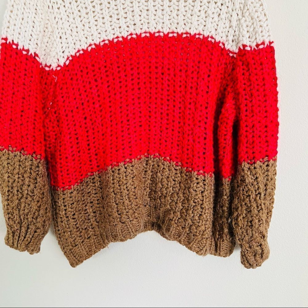 Mango Multicolor Crew Neck Sweater - Picture 3 of 6
